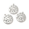 Tarnish Resistant 304 Stainless Steel Pendant Rhinestone Settings STAS-P312-16P-4