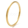 Ion Plating(IP) 304 Stainless Steel Plain Bangles BJEW-G684-03D-G-1