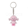 Cartoon Animals PVC Plastic Keychain KEYC-JKC00672-4