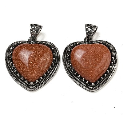 Synthetic Goldstone Pendants G-A095-01AS-06-1