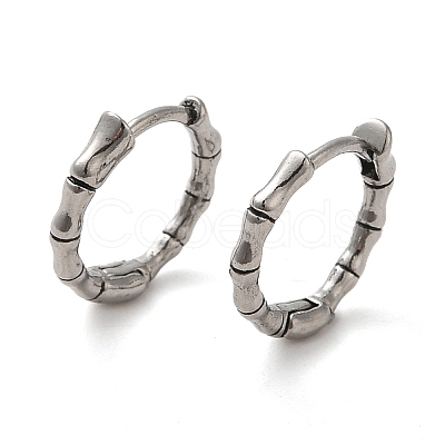 Non-Tarnish 316 Surgical Stainless Steel Hoop Earrings EJEW-Q795-09AS-1