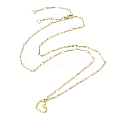 Brass Bar Necklsces NJEW-JN04835-1