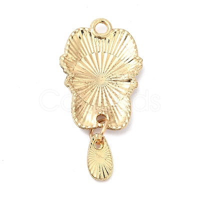 Alloy Enamel Pendants FIND-C037-18G-04-1