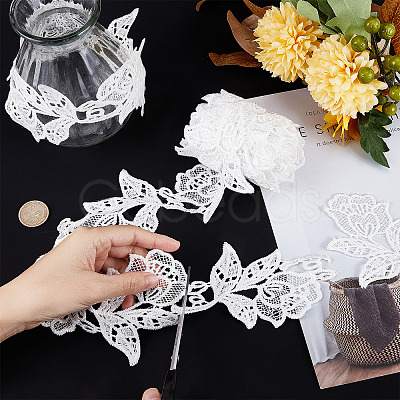 Gorgecraft Polyester Lace Trim SRIB-GF0001-21B-1