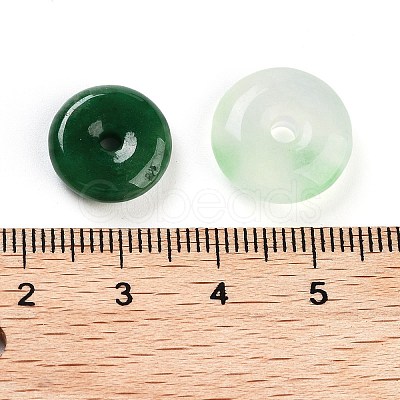 Natural Myanmar Jade/Burmese Jade Charms G-O042-01A-1