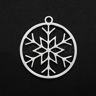 Non-Tarnish Christmas 201 Stainless Steel Pendants STAS-R111-JA694-1