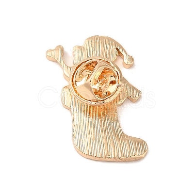 Christmas Series Golden Aolly Brooches JEWB-U004-01A-1