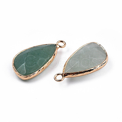 Natural Green Aventurine Pendants G-N326-136-02-1