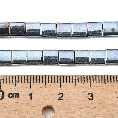 Electroplated Non-magnetic Synthetic Hematite Beads Strands G-G089-B02-10-1