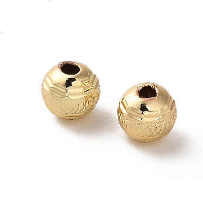 Rack Plating Brass Spacer Beads KK-F859-05G-1