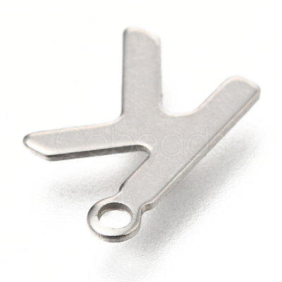 Non-Tarnish 201 Stainless Steel Charms STAS-C021-06P-K-1