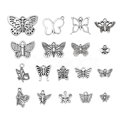 72Pcs 18 Style Tibetan Style Alloy Pendants X1-TIBEP-LS0001-10-1