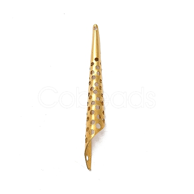 Multi-hole Brass Pendants KK-G441-06G-1