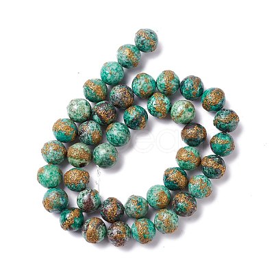 Natural Chrysocolla Beads Strands G-I318-09C-1