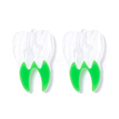 Two Tone Acrylic Pendants MACR-M019-01C-1