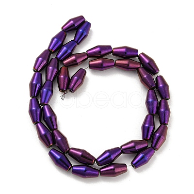 Electroplated Synthetic Magnetic Hematite Beads Strands G-Z032-B01-02G-1