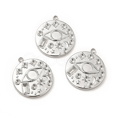 Tarnish Resistant 304 Stainless Steel Pendant Rhinestone Settings STAS-P312-16P-1