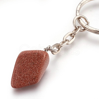 Natural Gemstone Keychain KEYC-JKC00159-M-1