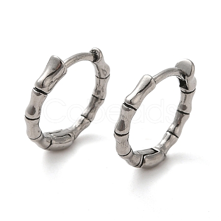 316 Surgical Stainless Steel Hoop Earrings EJEW-Q795-09AS-1