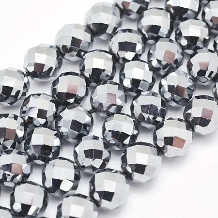 Terahertz Stone Beads Strands G-O166-14-8mm-1
