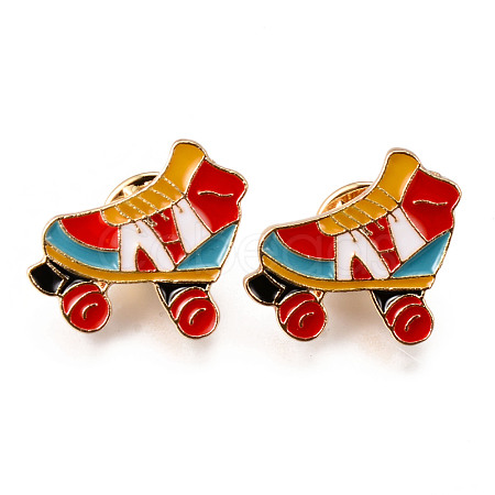 Alloy Enamel Brooches JEWB-N006-025-NR-1