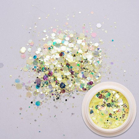 Holographic Nail Glitter Powder Flakes MRMJ-T063-361F-1