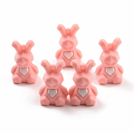 PVC Faceted Cartoon Rabbit Pendants FIND-B002-15-1