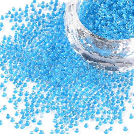11/0 Grade A Transparent Glass Seed Beads X-SEED-N001-D-221-1