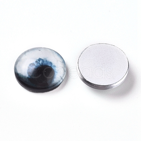 Glass Cabochons GLAA-WH0015-22D-03-1