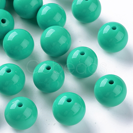 Opaque Acrylic Beads MACR-S370-C20mm-28-1