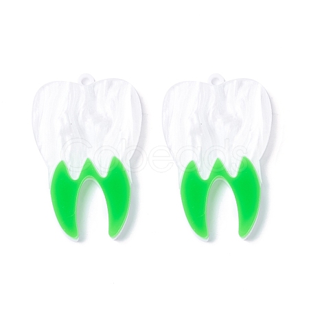 Two Tone Acrylic Pendants MACR-M019-01C-1