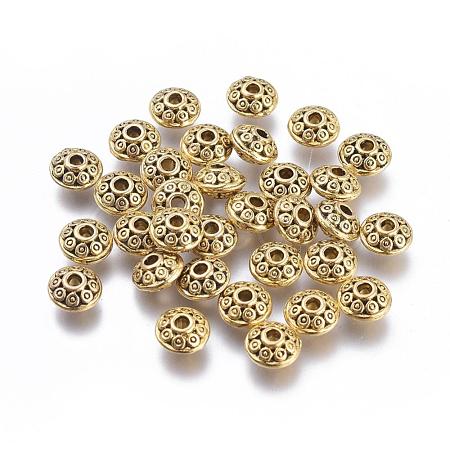 Tibetan Style Alloy Spacer Beads GLF0725Y-NF-1