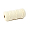 Cotton String Threads for Crafts Knitting Making, Floral White, 3mm, about 218.72 Yards(200m)/Roll