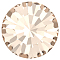 Preciosa&reg MAXIMA Crystal Round Stones, Czech Crystal, Dura Foiling, Round(431 11 615 Chaton), 00530 Gold Quartz, SS18(4.2~4.4mm)