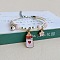 Cute Cartoon Bottle Alloy Enamel Three Layer Multi-strand Charm Bracelets for Women