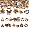 28Pcs 14 Styles Alloy Enamel Pendants FIND-TA0002-71-9