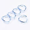Transparent Acrylic Finger Rings X-RJEW-T010-01B-2
