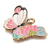 Animal Flower Alloy Enamel Pendants ENAM-Q508-01E-2