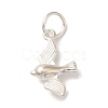 925 Sterling Silver Bird Charms with Jump Rings FIND-U013-03S-1