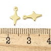 Brass Charms KK-C083-08G-3