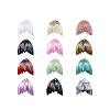 Electroplated Rainbow Resin Pendants RESI-CJ0001-133-1