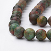 Natural & Dyed Agate Beads Strands G-S276-05-3