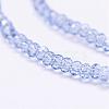 Transparent Glass Beads Strands EGLA-K010-A04-3