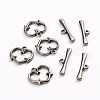 304 Stainless Steel Toggle Clasps STAS-D142-06A-P-1