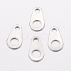 201 Stainless Steel Chain Tabs X-STAS-F149-16P-B-1