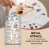 Stainless Steel Metal Stencils DIY-WH0242-268-4