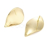 Brass Stud Earrings Findings EJEW-B063-02G-02-2