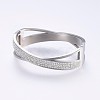 304 Stainless Steel Bangles BJEW-P223-27P-2