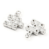 Brass Micro Pave Cubic Zirconia Charms KK-E090-36P-2