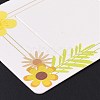 Rectangle Paper Hair Clip Display Cards DIY-B061-02F-4